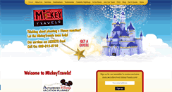 Desktop Screenshot of mickeytravels.com